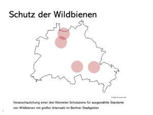 Grafik 1 zum Schutz der Wildbienen in Berlin