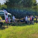Feierliche Übergabe einer Wildbienennisthilfe in Neuss