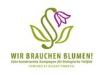 Logo, Wir brauchen Blumen