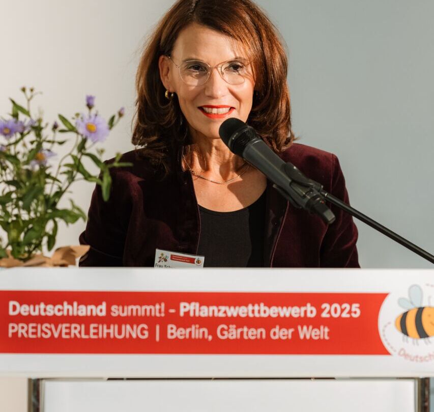 Prämierungsfeier anlässlich des Deutschland summt!-Pflanzwettbewerbs 2025 in den "Gärten der Welt" (Berlin)