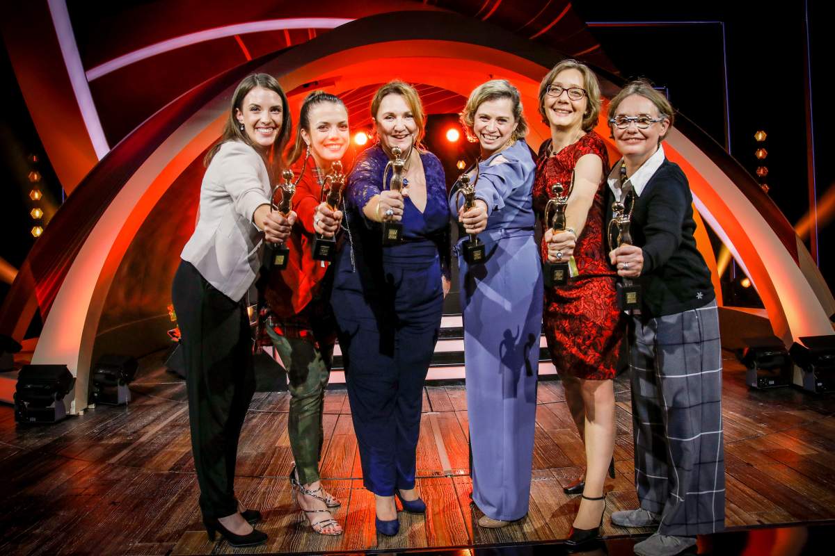 Gruppenfoto Preisträgerinnen "Goldene Bild der Frau 2019"