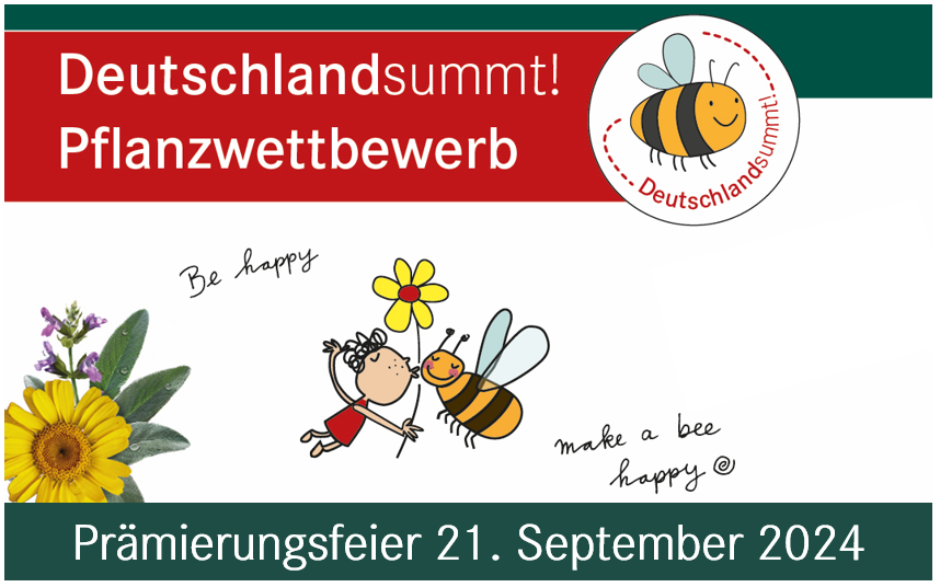 Deutschland summt!-Pflanzwettbewerb 2024, Online-Banner