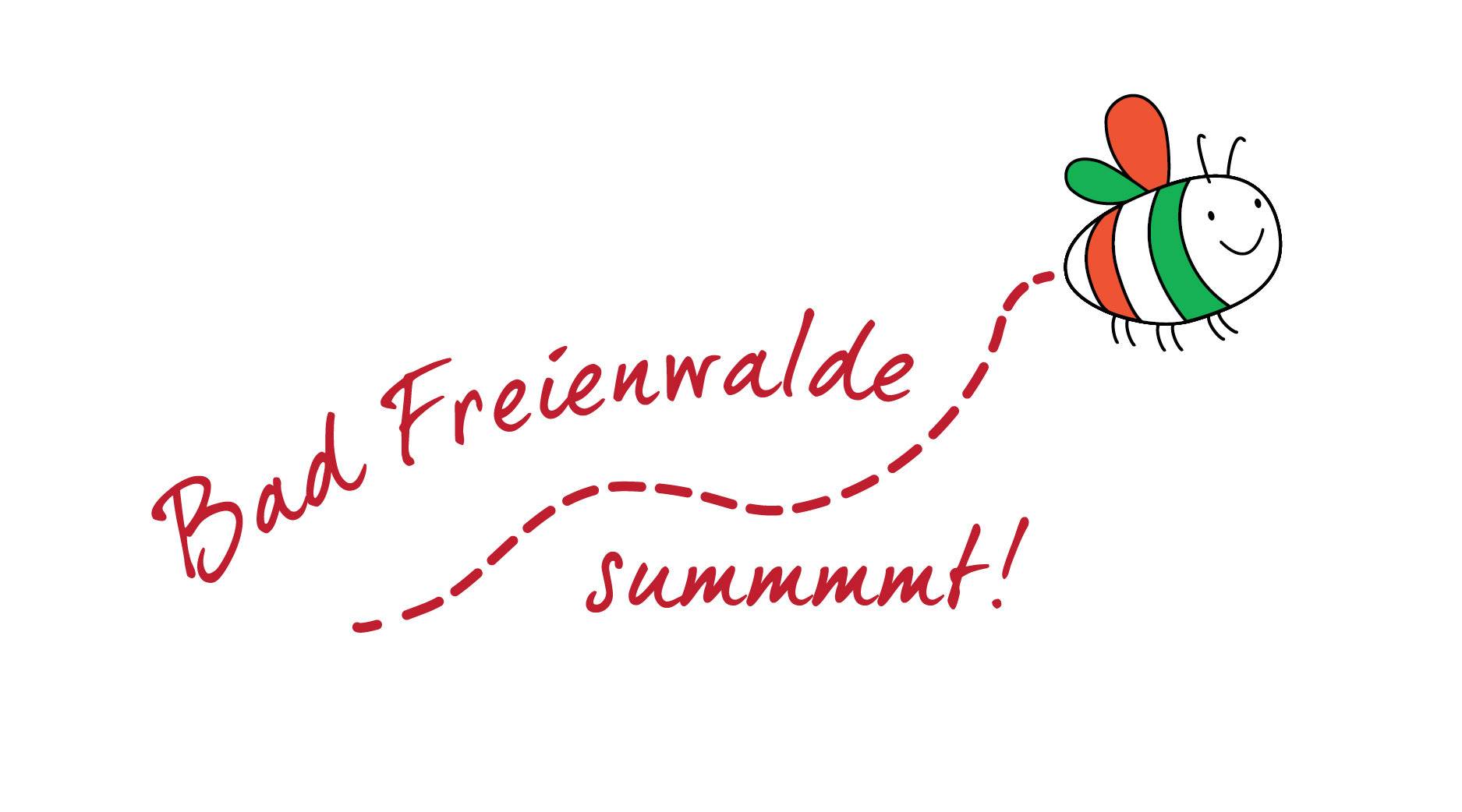 Banner "Bad Freienwalde summt!"