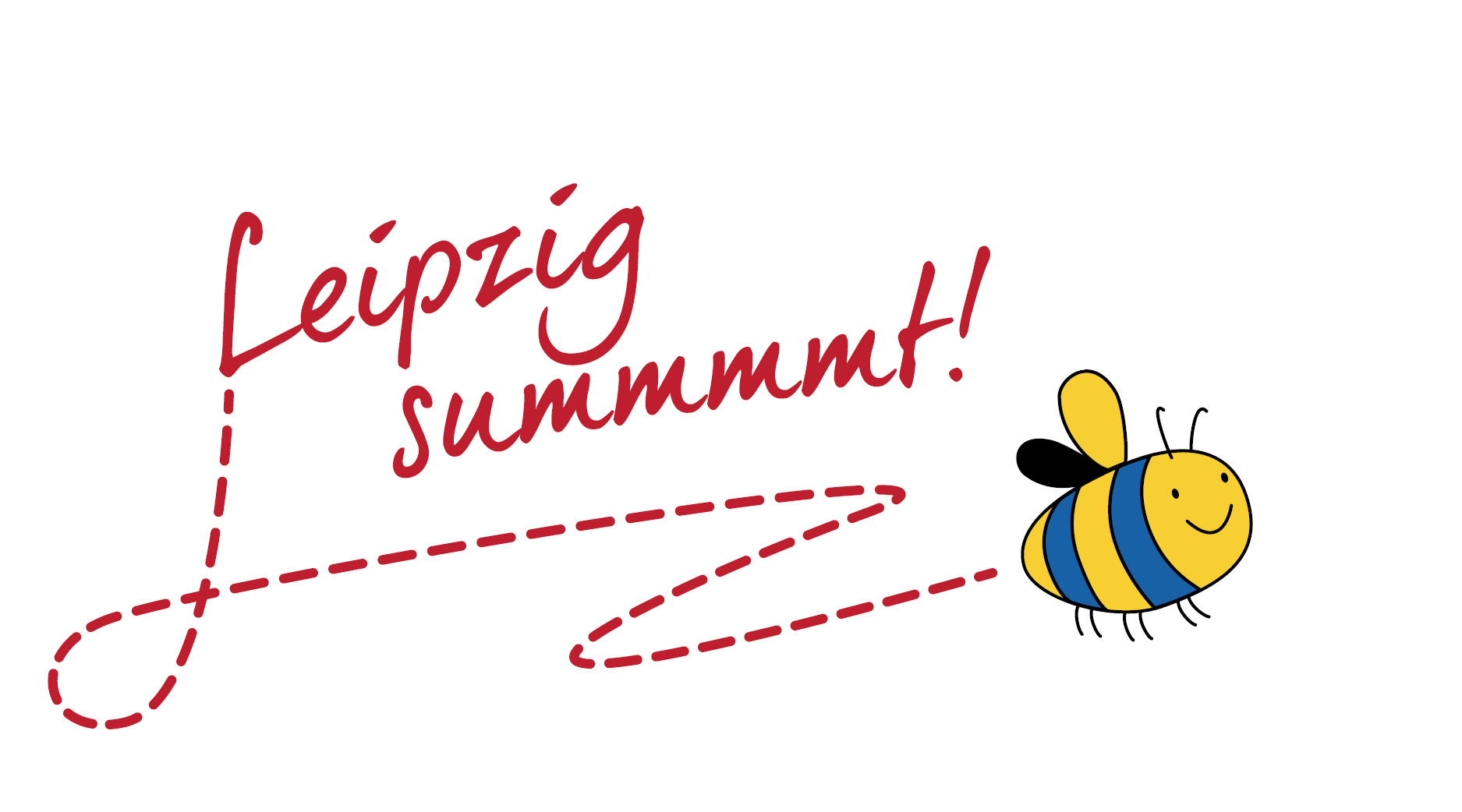 Banner "Leipzig summt!"